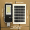 300 High-Brightness High-Efficiency Solar Street Light, Outdoor Parking Lot Light, Commercial Dusk-to-Dawn Motion Sensor Floodlight, High-Brightness LED Beads, Monocrystalline Silicon Solar Panel, Lithium Iron Phosphate Battery