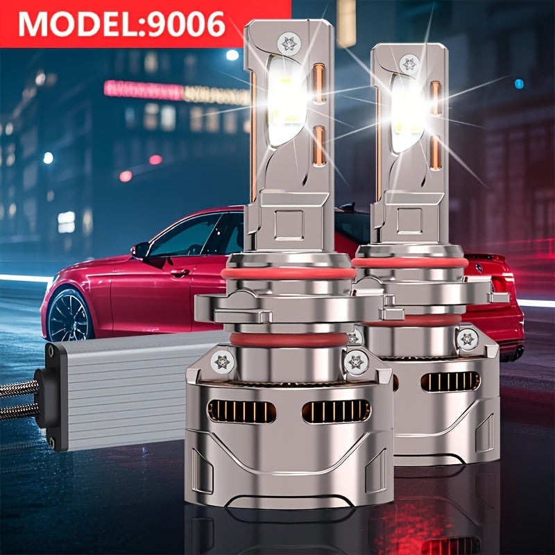 2-Pack H7 Car LED Headlights High Brightness LED Bulbs 57846 Lumens 1000% High Beam Brightness Increase H1 H4 H7 H11 HB3/9005 HB4/9006 HIR2/9012 Models Easy Installation No CANBUS Error - B83