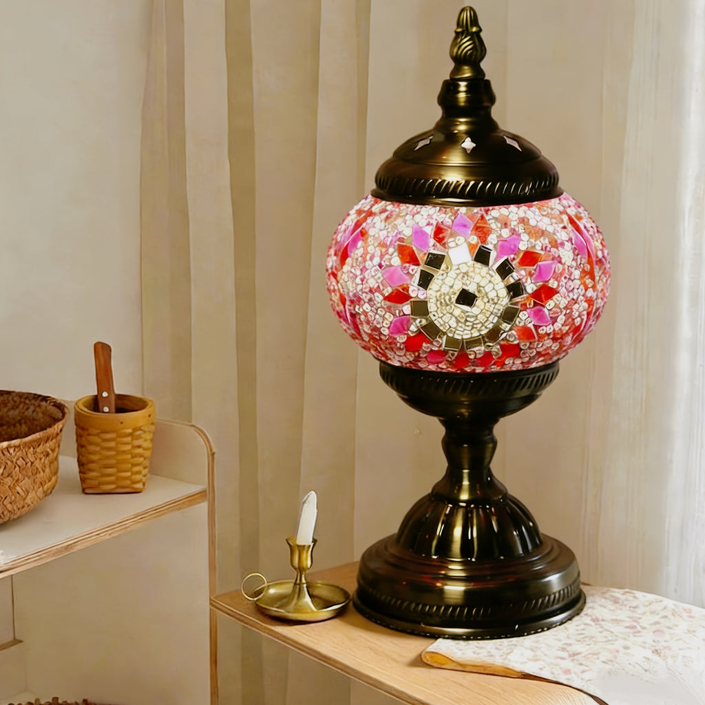 Tiffany table lamp, colored desk lamp, premium table lamp, Christmas gift