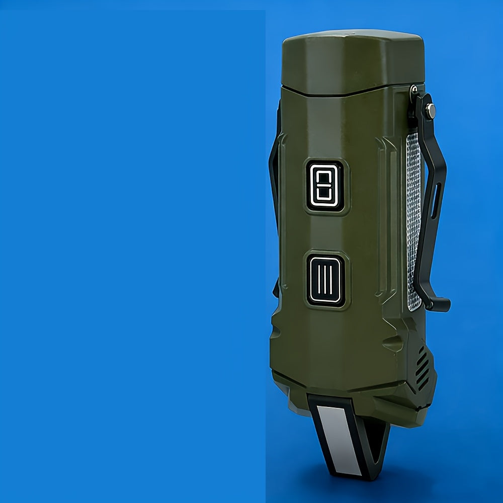 Multifunctional Rechargeable Flashlight, High Brightness & Telescopic Zoom, Ultra Long Battery Life Outdoor Flashlight, Work Light & Repair Light, Suitable for Home, Camping, Maintenance and Emergency