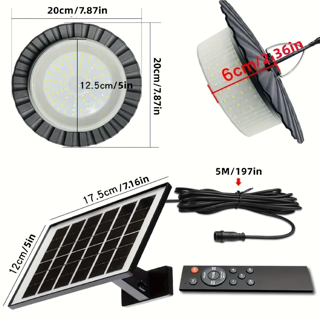 Solar Sensor Pendant Light - White Light