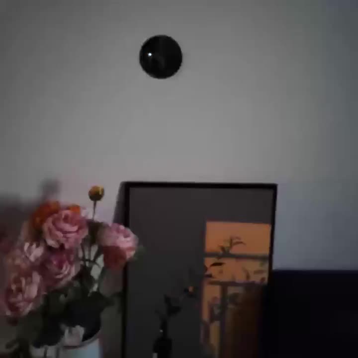 2026 New White/Black LED Sensor Spotlight, Picture Wall Light, Spot Light, Motion Sensor + Touch Dimming, 7-Color RGB Dynamic Gradient Effect, Round Spot Light, Decorative Ambient Light, USB Rechargeable, Magnetic Installation