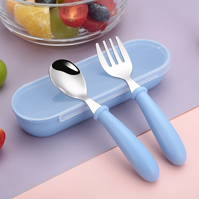 Stainless Steel Cutlery Set, Fork, Spoon, with Case