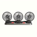 New Upgraded High Air Flow USB Fan, Adjustable Up and Down, Three-Headed Yellow Fan Blades, Fast Cooling Effect