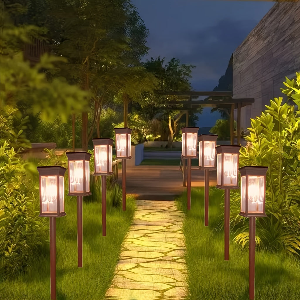ZYHWDJ, New Upgraded Solar Spotlight, Lawn Light Suitable for Outdoor Courtyard, Home Garden, Camping Party, Sidewalk, Path, Lawn, Autumn and Winter Decoration, Christmas and Thanksgiving Decoration, Gift