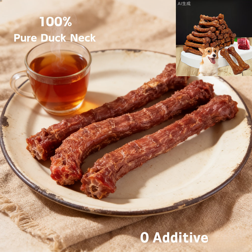 3/6只裝鴨脖零食，天然原料，天然狗狗零食，健康易消化，耐嚼持久，高蛋白低脂肪，犬類理想訓練獎勵零食