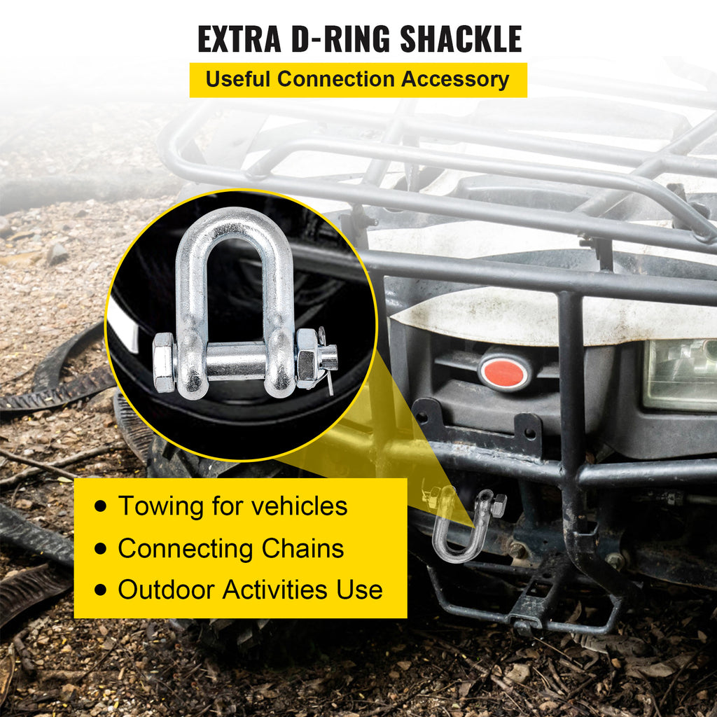 VEVOR V Harness Chain, 8 mm x 60 cm Harness Tie Down Chain, Grade 80 V-Harness Transport Chain, 4898 kg Breaking Strength, with TJ Hooks and Crab Hooks, Heavy Duty Pear Link Connector and Chain Shortener