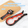 9-in-1 Multifunctional Bottle Opener Set – Ergonomic Non-Slip Rubber Grip Can Opener Kit, Effort-Saving Lid Opener Tool Designed for Weak Hands, Seniors & Arthritis Sufferers