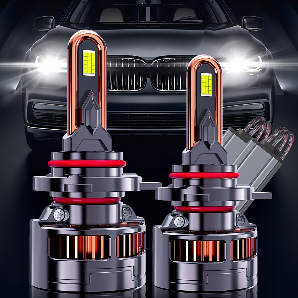 2-Pack H11 Car LED Headlights | 60000Lm, H4/9003/Hb2 H7 H11/H9/H8 H1.9570 Csp Chip, 7500K, 320W, Canbus, 9005/Hb3 9006/H, No Battery Included