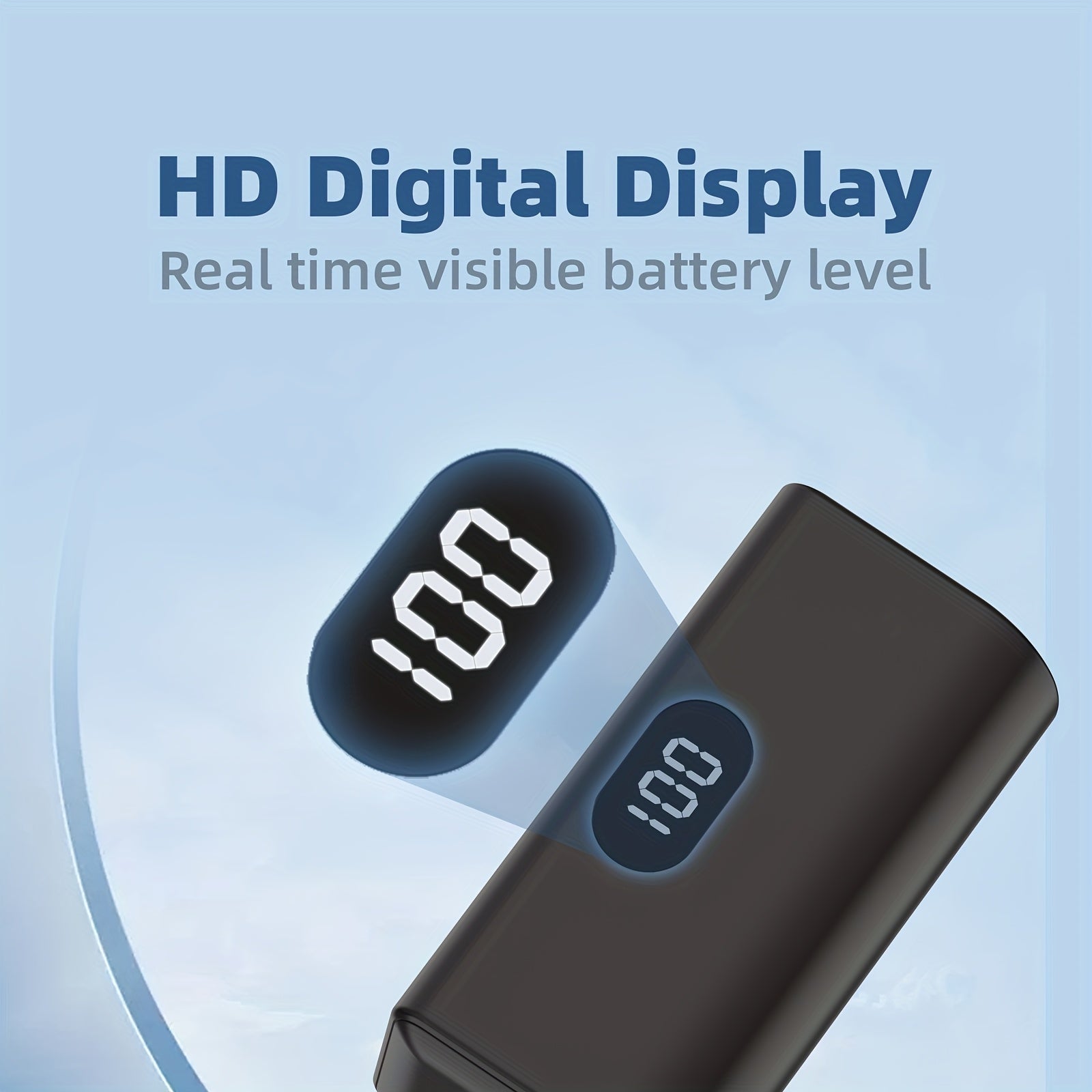 [新款迷你移動電源] 5000mAh超輕便攜充電器，內建USB-C直插式介面，5V2A輸出，LED數字顯示，無需線纜，直接插入充電，適合飛行，相容IOS 17/16 Plus/15 Pro/15 Pro Max/Pad Pro，安卓手機、耳機、揚聲器及其他電子裝置。是通勤者、旅行者、學生的理想選擇