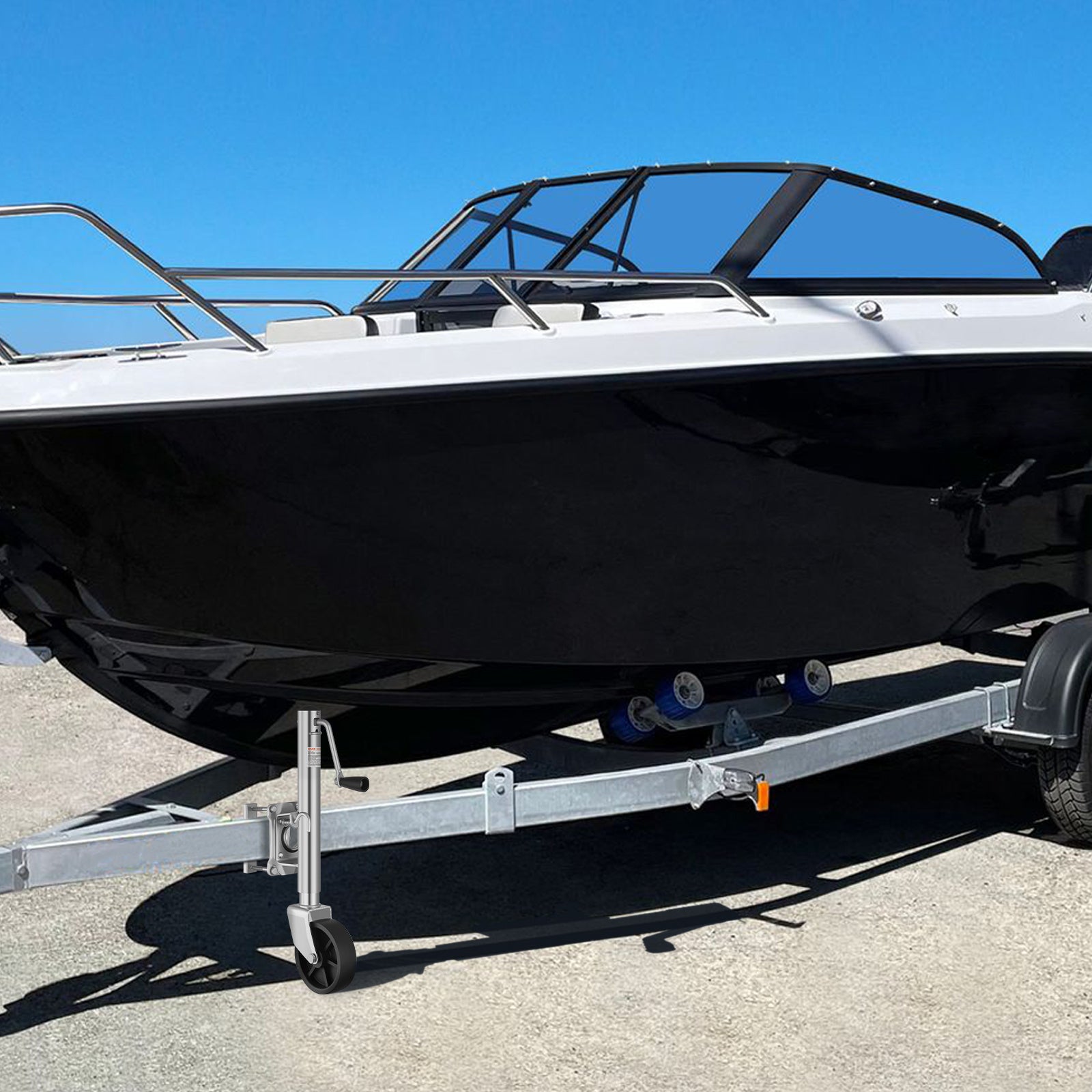 VEVOR Boat Trailer Crane Marine Heavy Duty Swivel Mount Tongue Crane 1000-2000 Lbs Load Capacity
