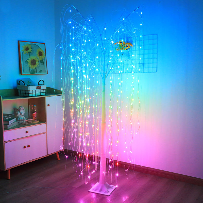 70.87 英寸 296 LED 燈珠 16 種顏色，多功能樹狀燈條 USB 供電 - 適合聖誕節，感恩節和室內派對 - 包括電源線，聖誕裝飾，聖誕燈，聖誕樹燈，仙女派對裝飾，仙女燈插頭，仙女燈電池供電，仙女燈電池供電，仙女燈臥室，LED 燈臥室，聖誕燈，串燈