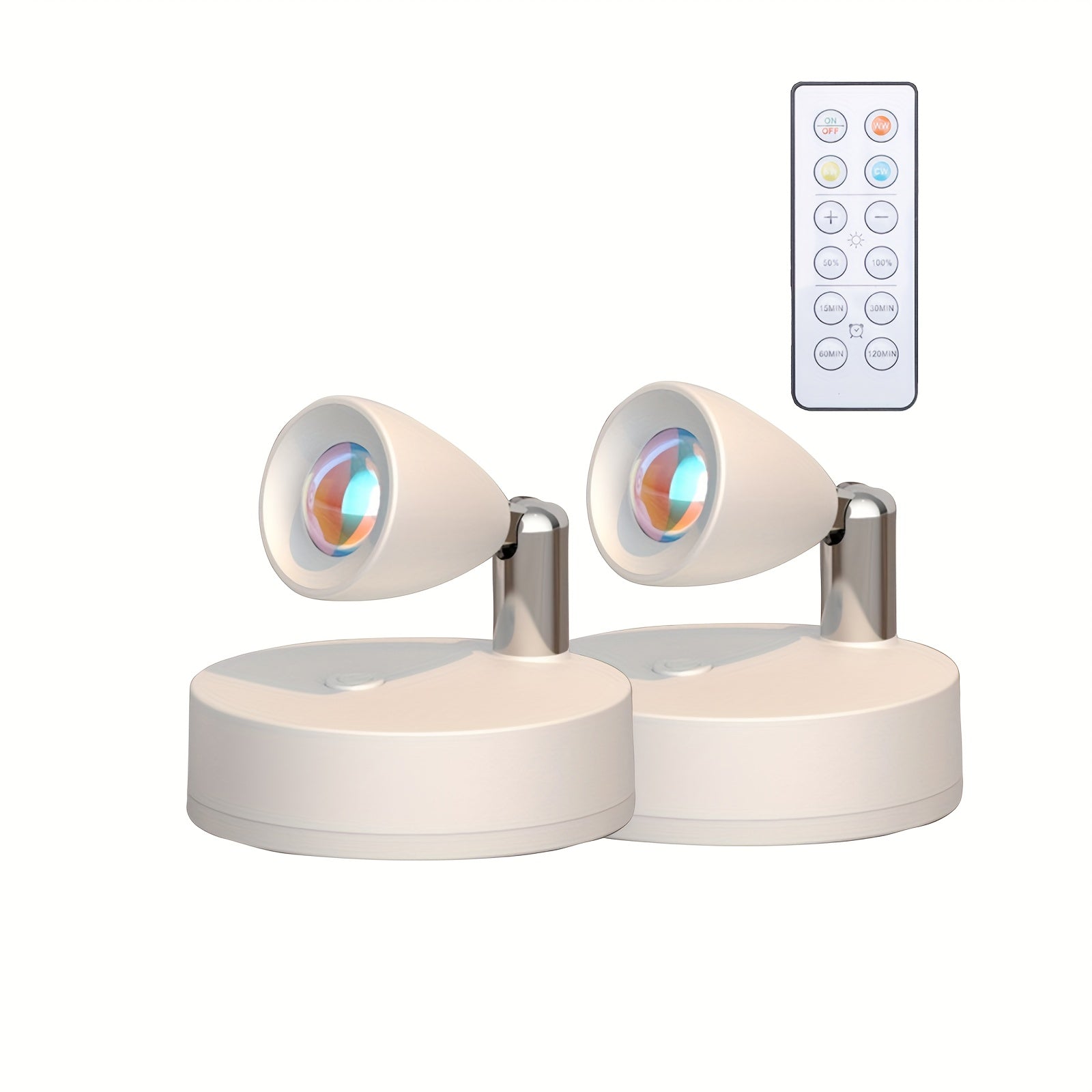 Wireless remote control night light ambiance light, suitable for merchandise, artwork display, dartboard