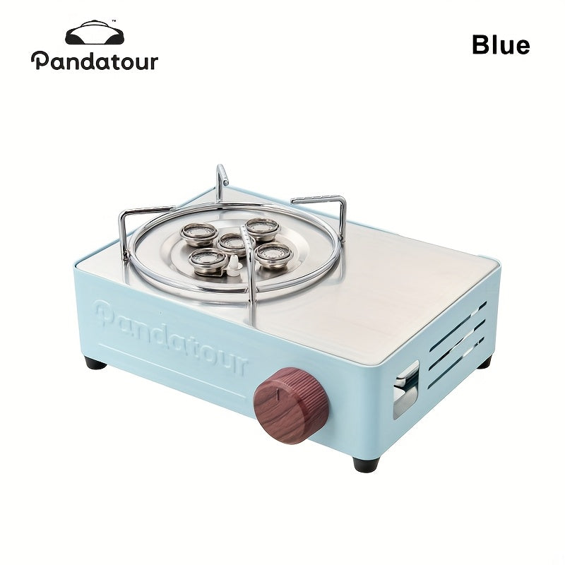 5-Burner High-Power Portable Camping Gas Stove, Ideal for Picnic, Home Cooking & Tea Brewing – Outdoor Cooking Set with Stainless Steel Safety System