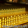 Solar Light, Courtyard Lawn Light, 5/8/10 Pack, Halloween Atmosphere Fence Light, 20 Flicker Modes, Solar 3600mAh Lithium Battery, Color/Warm Color Outdoor IP65 Waterproof, Clearance Sale