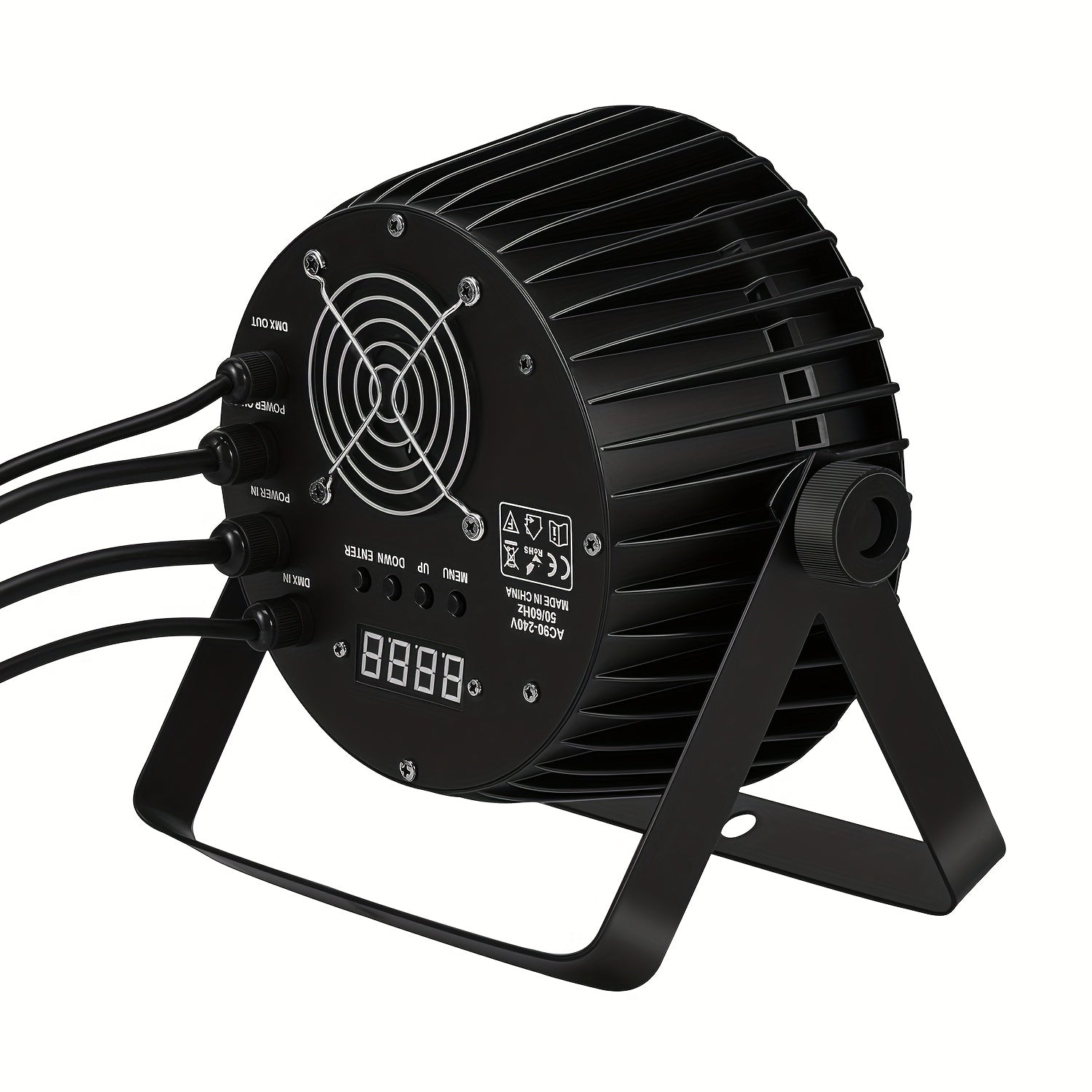 LED 18X10W RGBW 4-in-1 Par light 180W, with remote control, stage light, LED lighting, ambiance light, effect light, supports DMX512 signal transmission, suitable for DJ, disco, KTV, wedding parties, group broadcasts