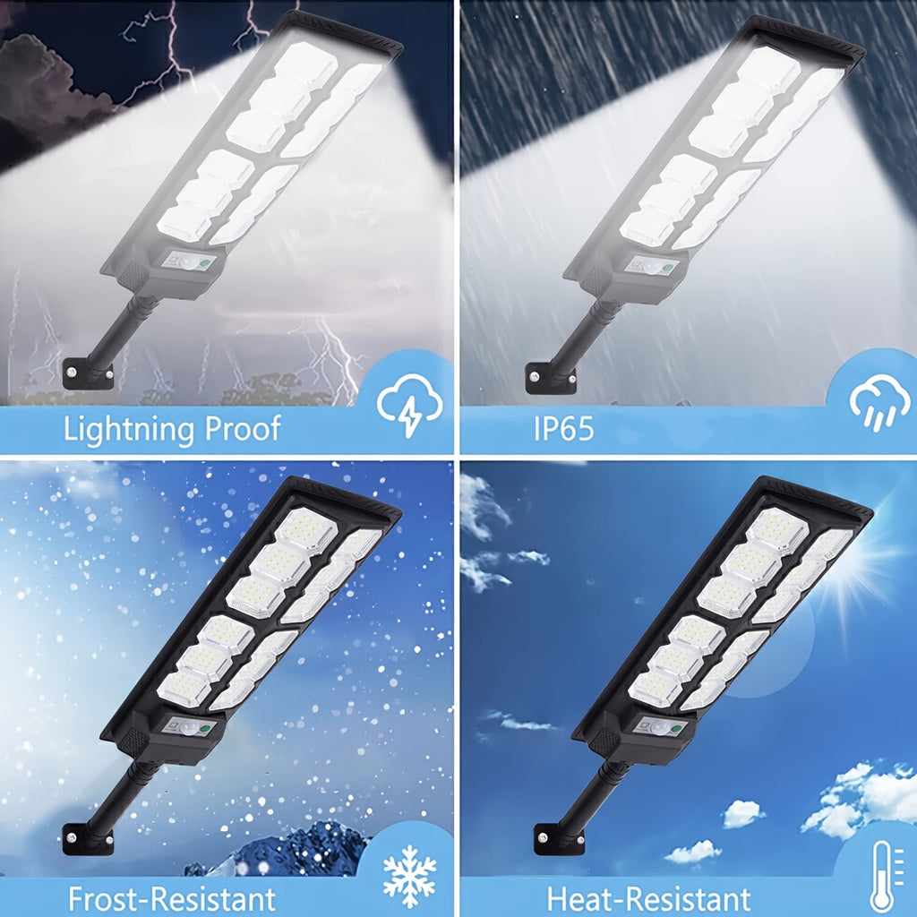 Solar Wall Light | LED Outdoor Street Light 96/192 LED Beads | IP65 Protection Rating | Remote Control Included | High Brightness | Perfect for Garden & Courtyard Walls | Modern Solar Lighting Fixture, Perfectly Suited for Christmas, Halloween