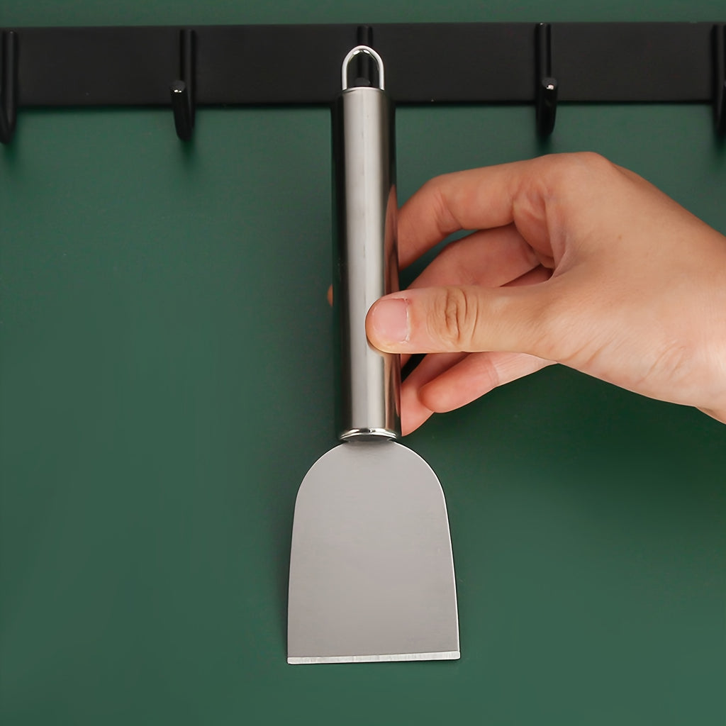 One Heavy-Duty Metal Scraper - Multi-Purpose Kitchen Cleaning Tool, Stubborn Stain & Frost Removal Scraper, Ideal for Fridge, Stove & Floor Cleaning