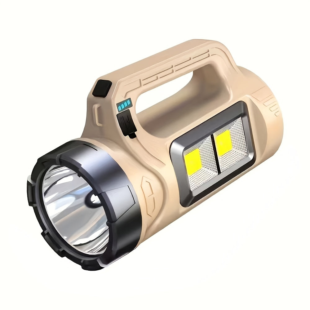 LiHangStar high-brightness portable lantern, solar rechargeable, portable side light design, USB charging, four lighting modes, suitable for outdoor camping, hiking, emergency lighting, holiday gift