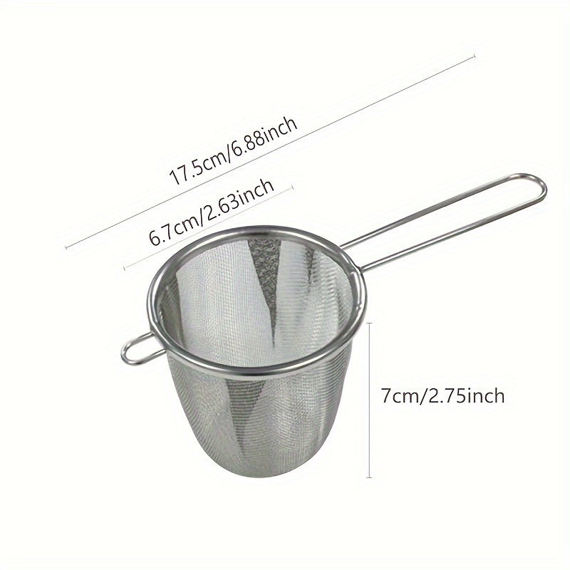 Stainless Steel Tea Infuser Single Ear Hanging Tea Strainer Filter Home Tea Ceremony Accessories