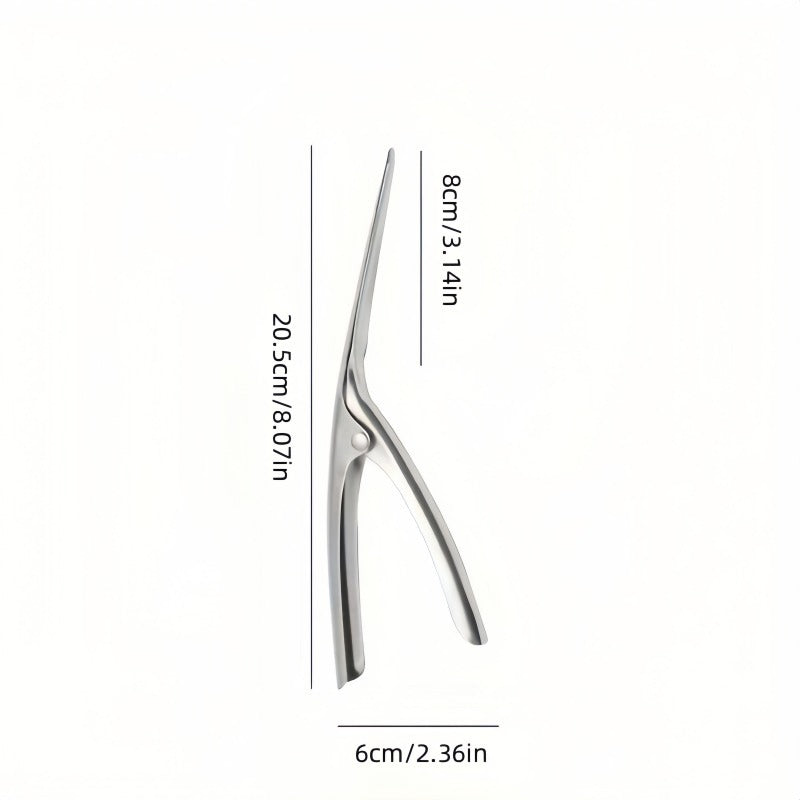 1 Piece Stainless Steel Fast Shrimp Peeler – Easily Remove Shells & Veins, Durable Metal Tool for Restaurant, Hotel & Home Cooking, Portable, Decorative, Bulk Cookware & Cutlery