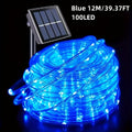 1 件户外太阳能灯管，22/39/72 英尺 50/100/200 LED 灯串，8 种模式花园绳灯装饰婚礼圣诞节万圣节复活节感恩节，露台门廊游泳池圣诞树，派对户外装饰灯，持久续航防风防雨