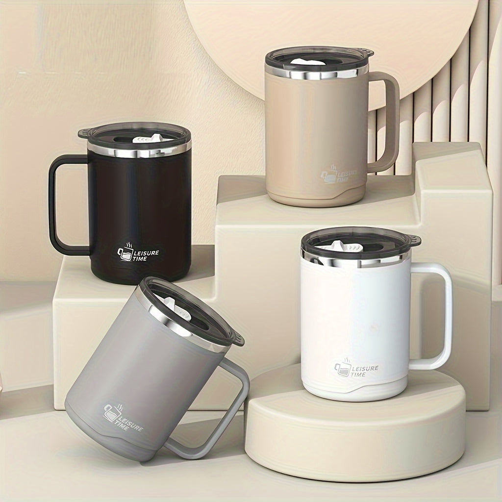 304 Stainless Steel Double Wall Mug, Insulated Coffee Milk Tea Cup, Japanese Style Creative Water Cup, Ideal Gift for Outdoor Adventures, Perfect Present for Ladies