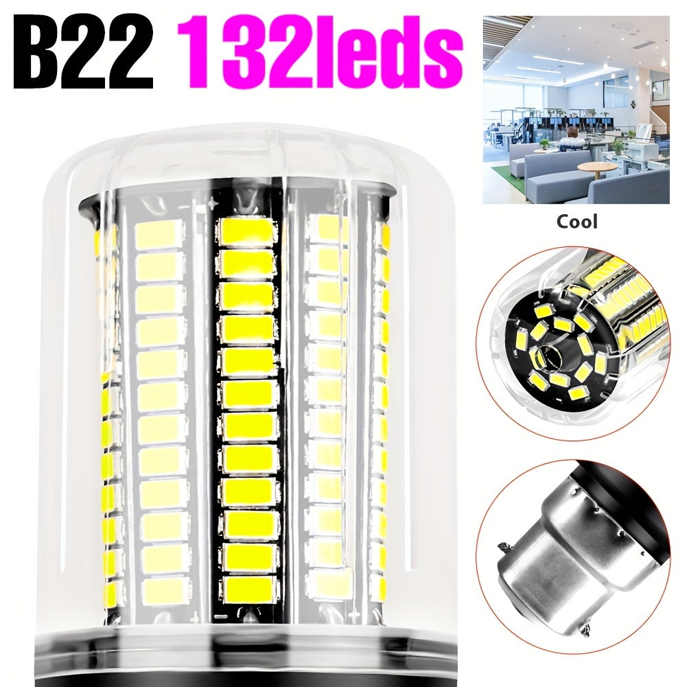LED corn bulb E14 small screw base spotlight AC85-265V ceiling chandelier built-in bulb E27/E26 universal indoor bright eye-protection flicker-free candle light B22 home use 220V bedroom living room office study downlight 110V bathroom