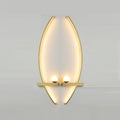 LED Metal Wall Light Bedside Indoor Decorative Curved Wall Sconce - 3 Color Temperatures, Modern Minimalist Linear Wall Light, Suitable for Bedroom, Hallway, Bedside, Living Room.