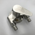 Stainless Steel Shower Faucet - Hot & Cold Water Mixer, Brushed Finish Minimalist Design Wall Mount Shower Valve for Bathroom & Shower