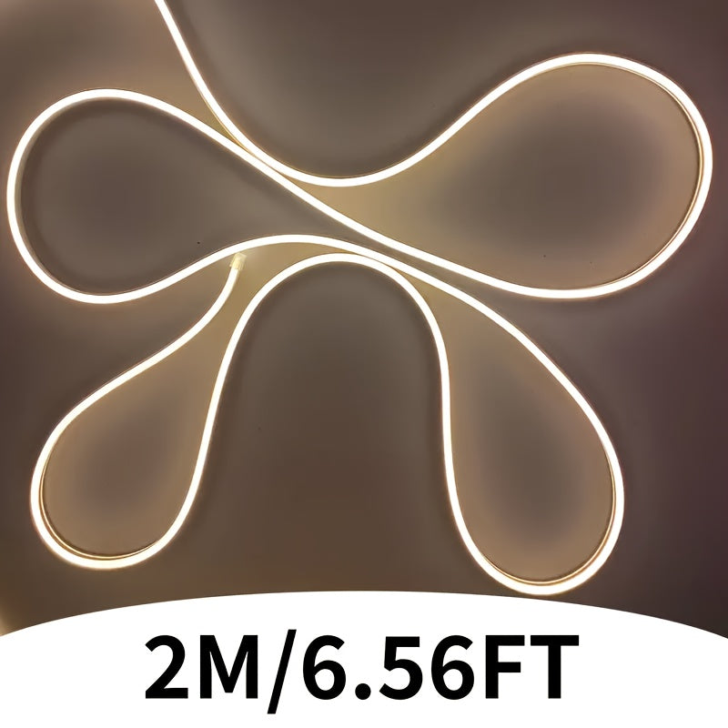1PC，USB 供电 LED 柔性霓虹灯带 | 创意 DIY 氛围装饰灯，柔光暖色，安装方便，适配客厅 / 餐厅 / 卧室 / 阳台 / 书房