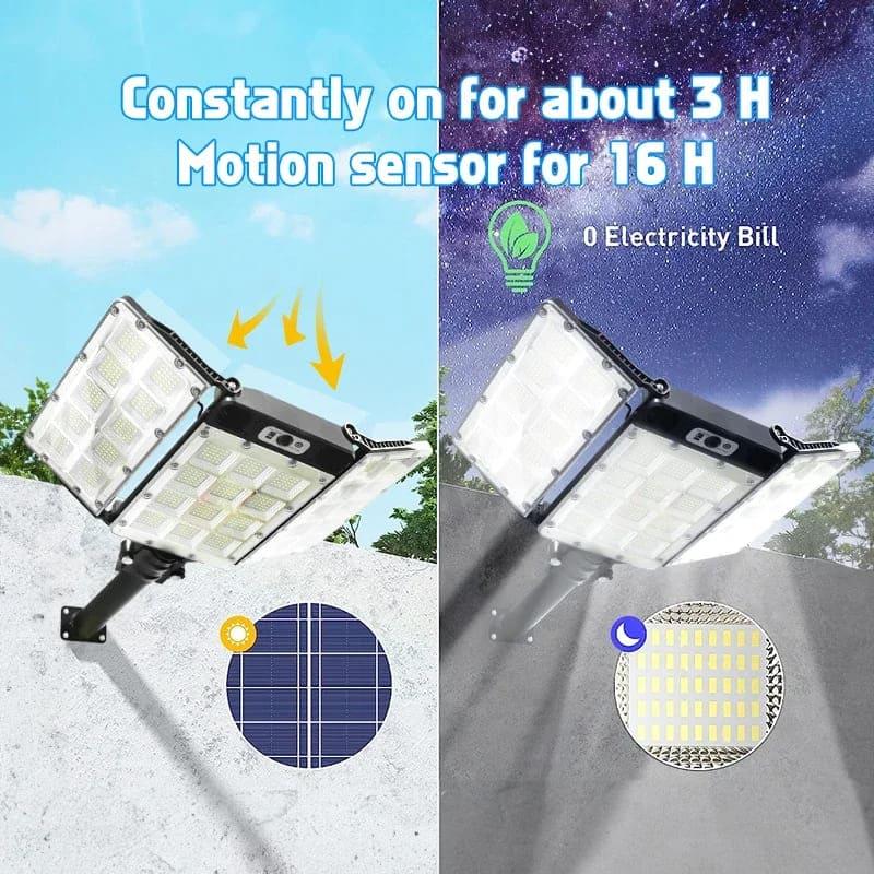800-LED high brightness outdoor solar street light, sensor waterproof solar light