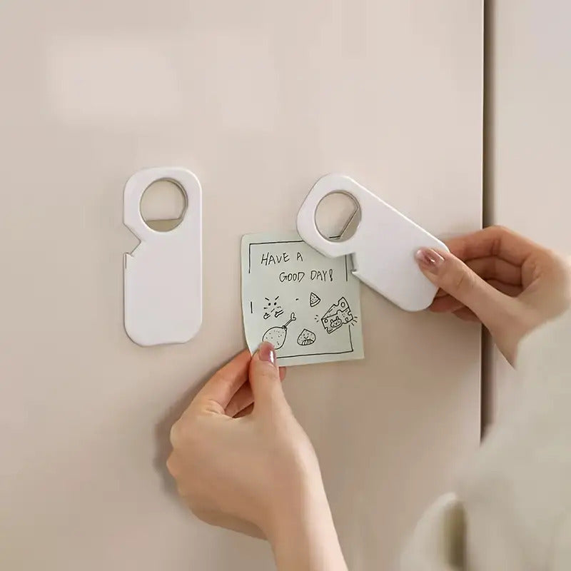 Magnetic Bottle Opener, Can Opener & Tab Opener – 3-in-1 Multi-Function Home Opener for Beer, Beverage Cans & Pull-Tab Cans