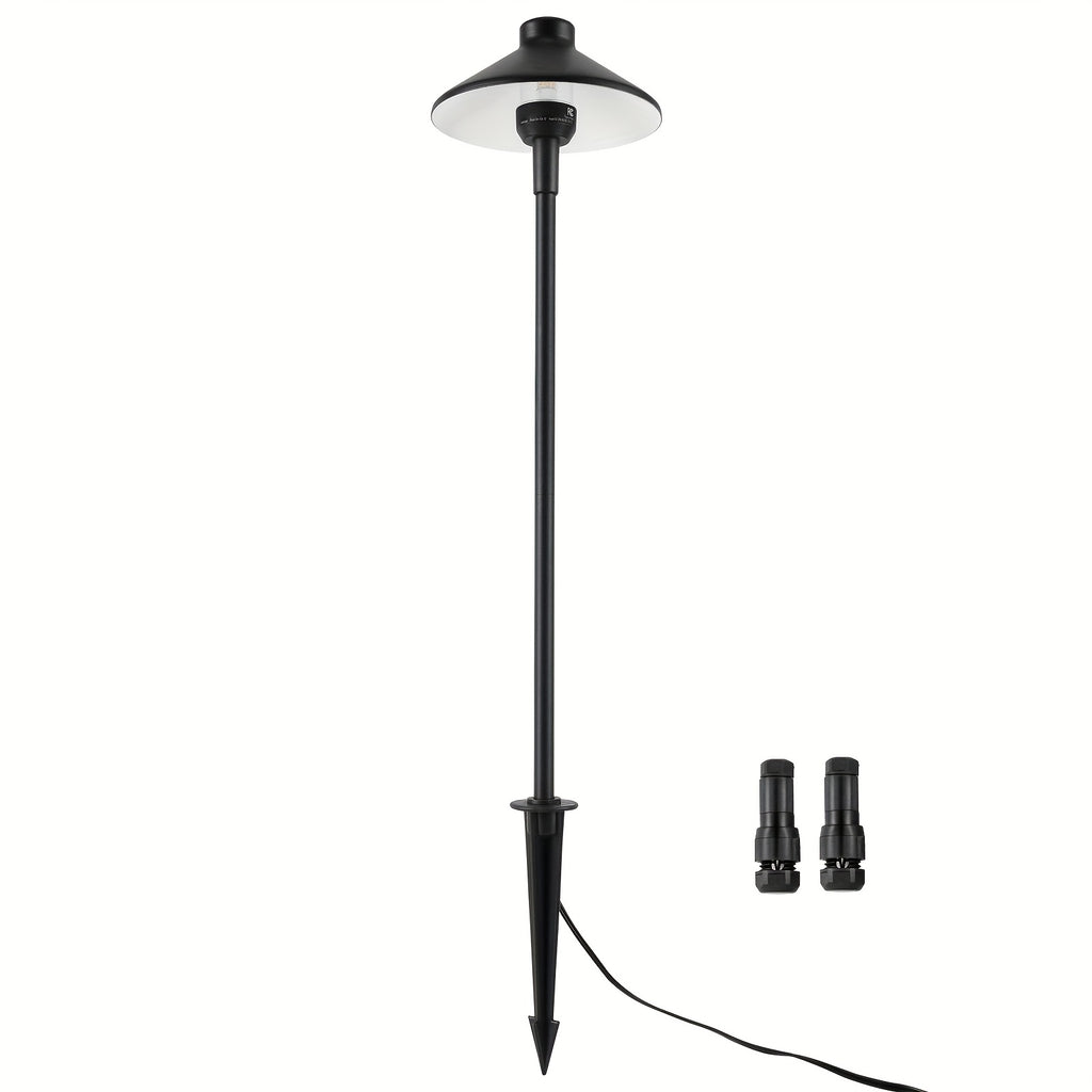 VEVOR 8/12 Pack Low Voltage Landscape Path Lights, 3W 210LM 12V-24VAC/DC Outdoor LED Pathway Lighting, 3000K Warm White Walkway Lights with Quick Connector, IP66 Waterproof for Courtyard Garden Sidewalk