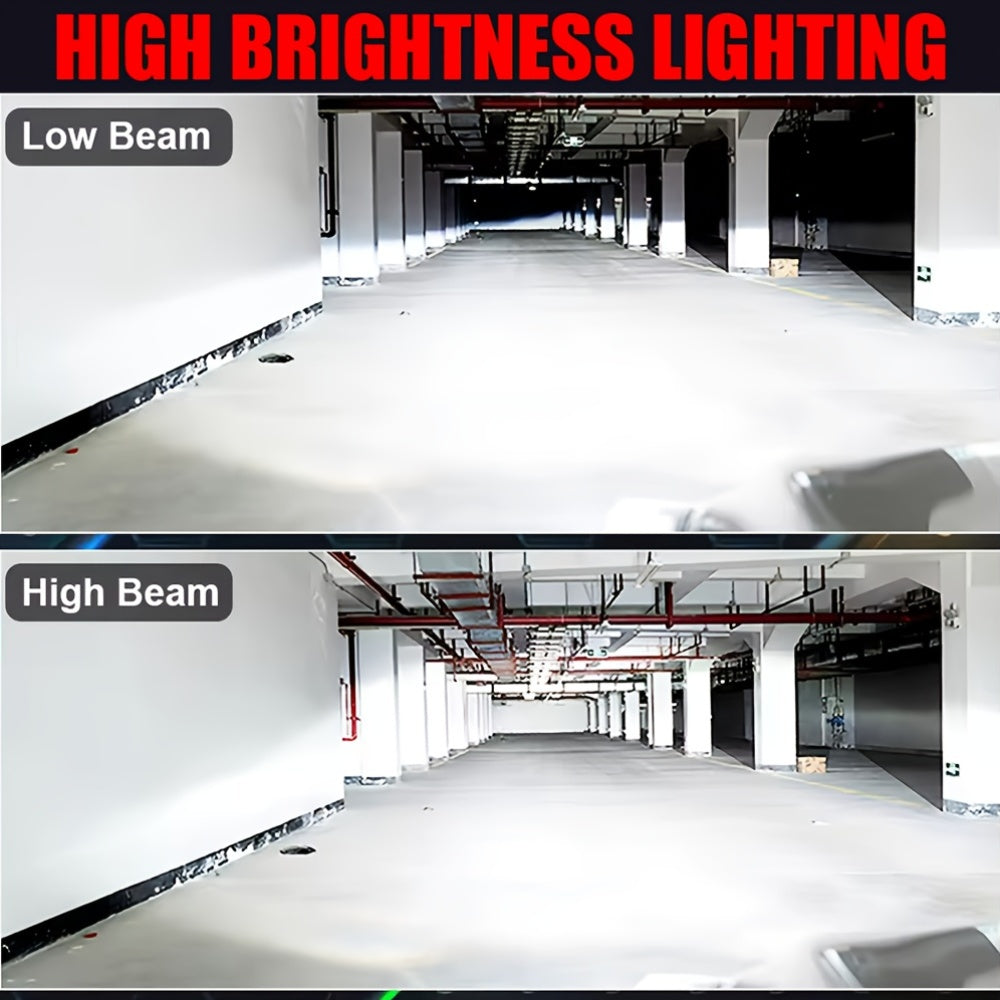 B05 Vehicle LED Light Kit (2-Pack), 54000 Lumens, Super Bright, Long-Lasting Durability, 7500K White Light, Compatible with 99% of Vehicles, H4/9003/HB2 Socket, 850% Brightness Increase, Ensures Consistent Illumination, No Battery Needed