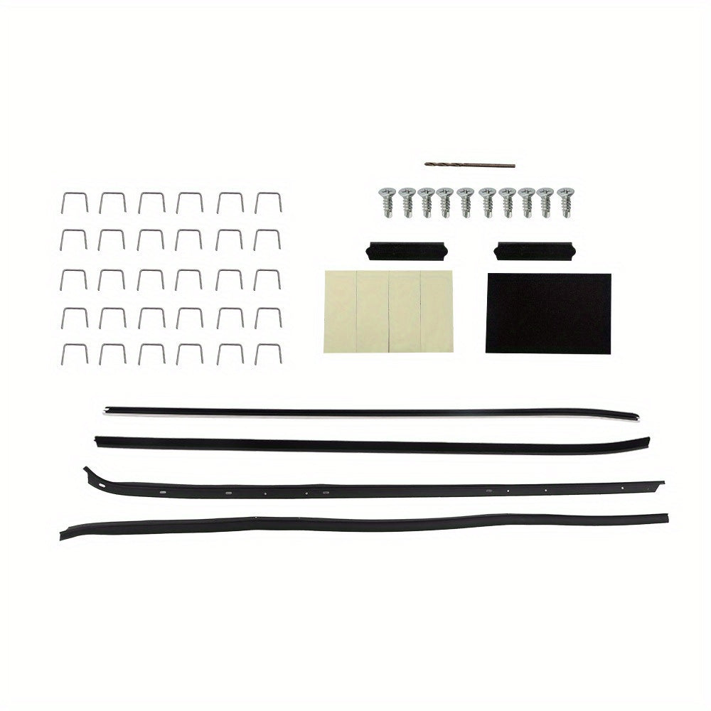4-Piece Window Sweeps Felt Kit for Chevrolet Camaro, 1970-1981