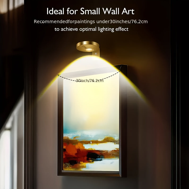 3/6 pack, black and gold cabinet light control set, ultra-thin 1cm (0.7 inch) thickness, rechargeable, magnetic design, display case light, showcase light, ambiance light, spotlight, puck light