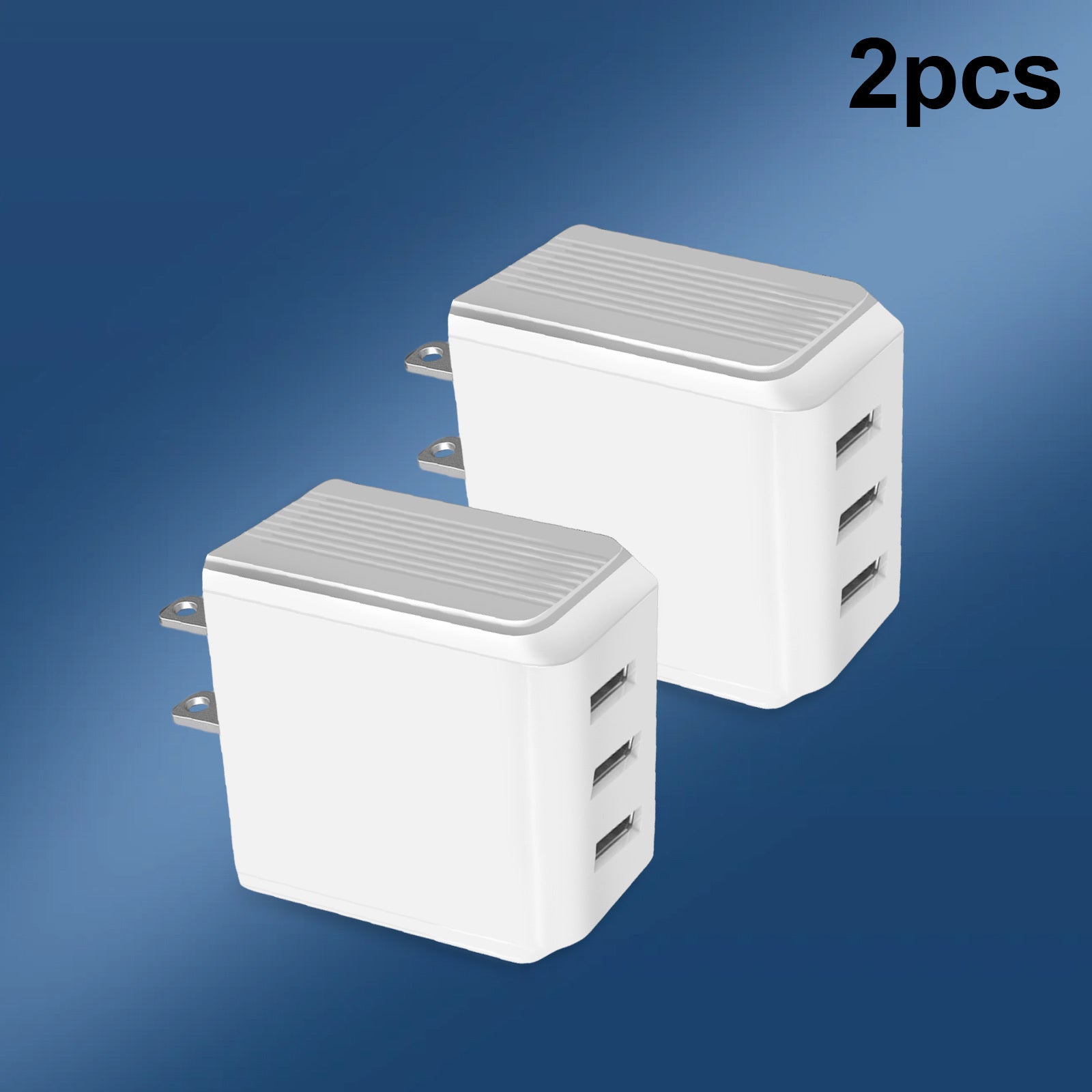 USB Charger Cube, Wall Charger Plug, 3-Muti Port USB Adapter Power Plug Charging Station Box Base for I Phone 15 14 13 12 Pro Max Mini SE 11 Pro Max/ X/ 8/ 7
