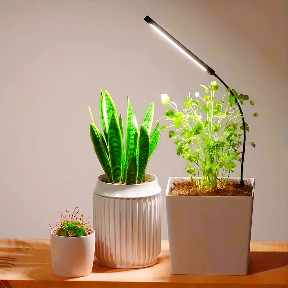 LED Plant Grow Light, USB Mini Full Spectrum Plant Light, 6000K Horticulture Grow Lamp with Control, Perfect for Indoor Plant Cultivation and Flowering