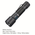 TrustFire MT26 Rechargeable LED Flashlight 3300 Lumen High Brightness Shockproof Work Light Type-C Charging for Disaster Prevention Camping Hiking Power Outage Emergency