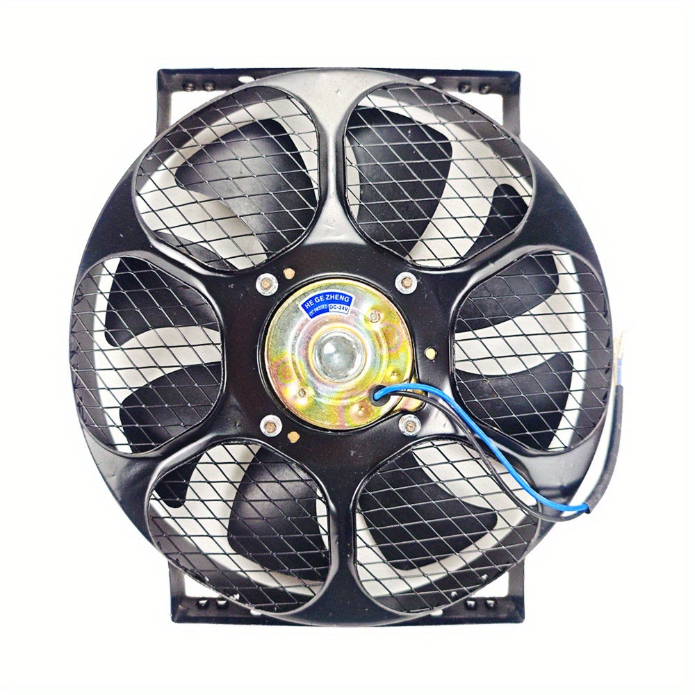 10 Inch Ultra Thin Metal Mesh Universal Cooling Fan, Car AC Condenser Radiator Electric Fan