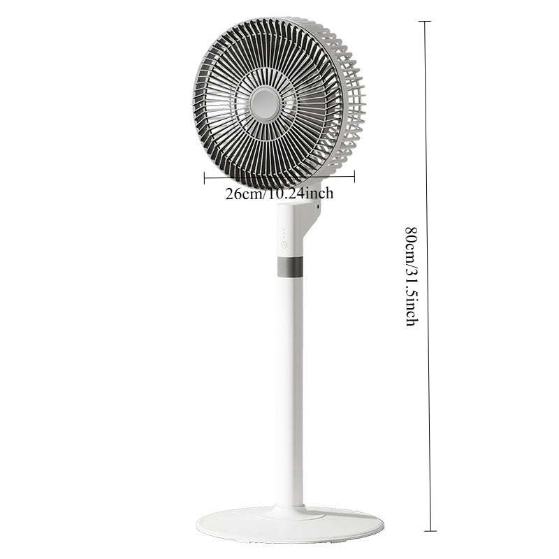 Home Air Circulating Standing Fan, High Wind Power Electric Fan, Powerful Energy-Saving Quiet Desktop Vertical Floor Fan