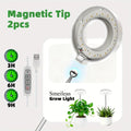 2-Pack Plant Grow Light, Full Spectrum, 3/6/9H Auto Timer, 4-Level Dimmable, Height Adjustable, Ideal for Small Potted Plants, Gardens, Plant Lovers, Perfect as Halloween & Christmas Gift