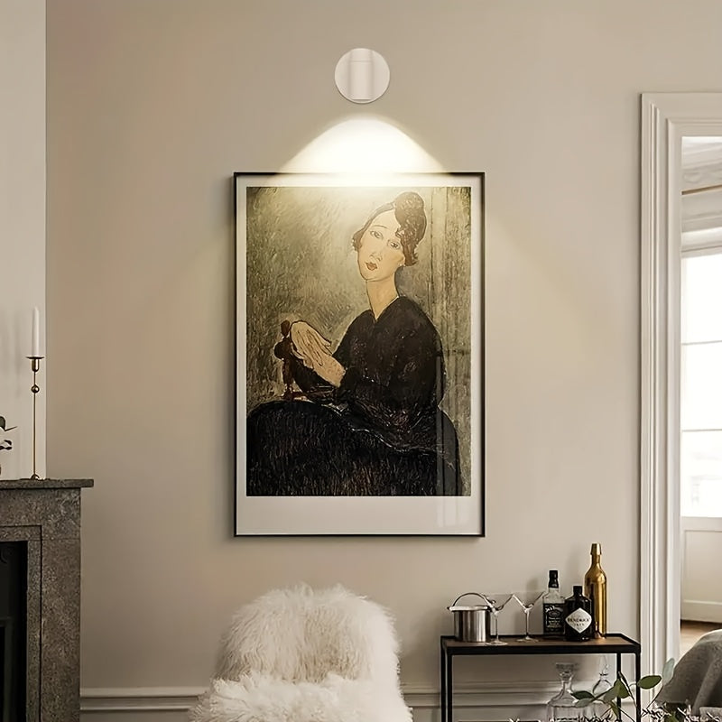 Wireless remote control indoor spotlight, dimmable plant and art wall lighting lamp, suitable for Mother‘s Day gift