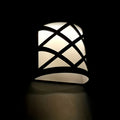 1pc Solar Wall Light Fence Light LED Fence Ambient Light Garden Courtyard Light Outdoor Night Light Optional White/Warm Light