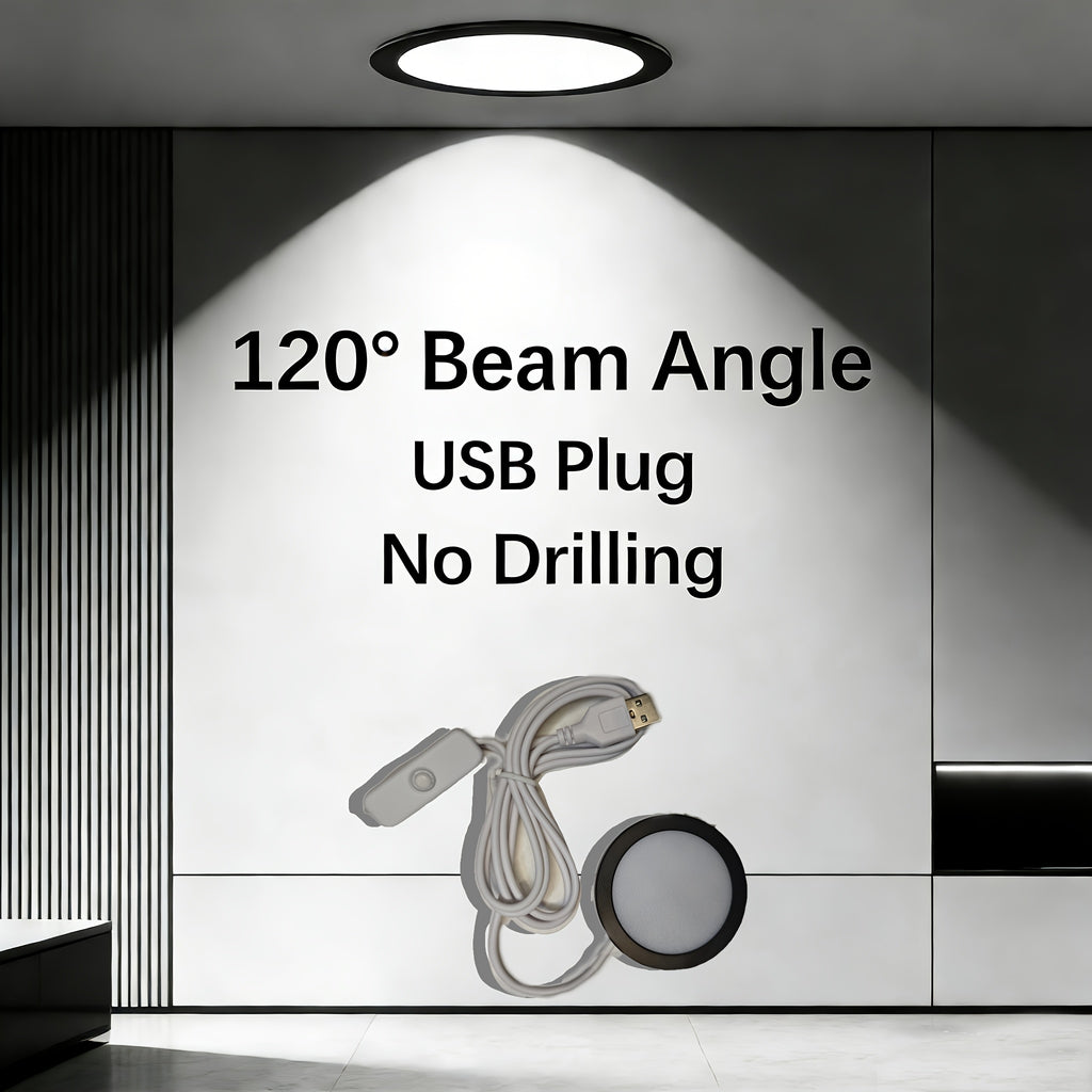 6300K cool white, 4300K neutral white, 3300K warm yellow, 3 color temperatures available, ultra-thin ceiling spotlight, 60mm round body design, 2 shell colors to choose from, suitable for multiple places, compact and exquisite
