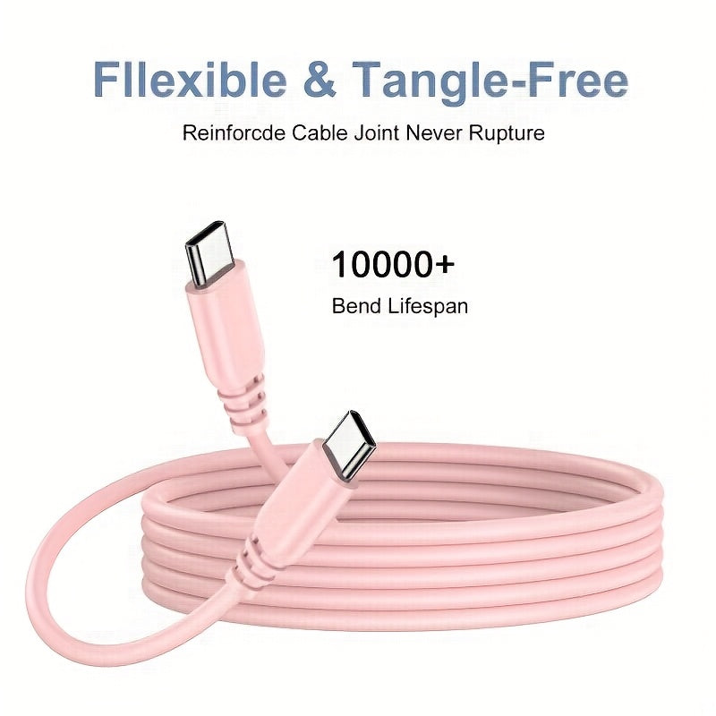 20W PD Fast Charger, USB C Box, Fast Wall Charger, 47.24inch USB C to USB C Cable, Lightweight Design, Fast Charging, Power Supply, 10-20W Output Power, 100V-240V Operating Voltage, with US Plug, for C Type Port Mobile Phones