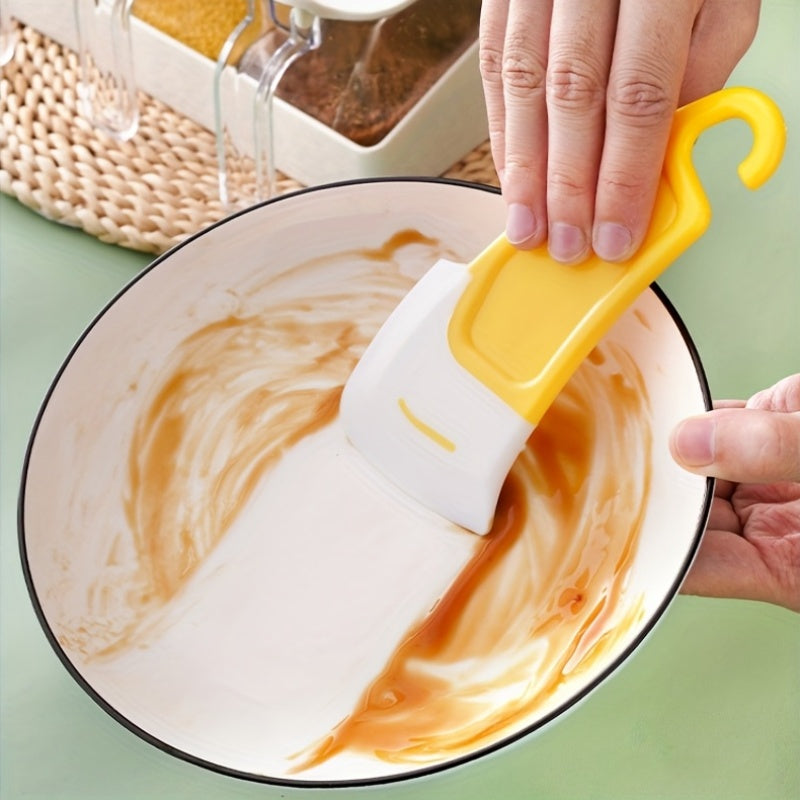 1/3/5Pcs Multifunctional Silicone Cleaning Scraper, Soft Kitchen Silicone Scraper, Flexible Head Cleaner for Removing Oil Stains and Water Marks on Pots, Pans and Stovetops