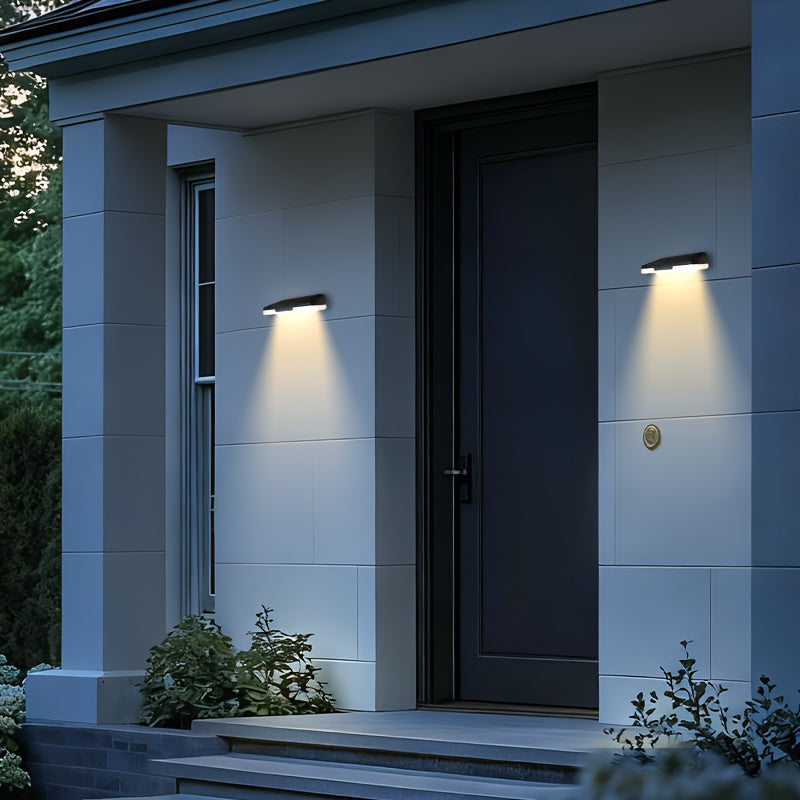New Year Edition Solar Wall Washer Light Outdoor Garden Patio Balcony Lighting Ambient Decorative Wall Light Multi-Color Courtyard Light