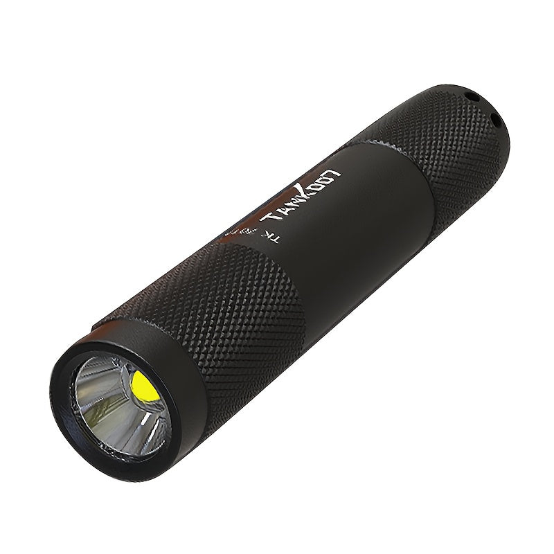 Mini Portable LED Flashlight, Household Keychain Pocket Size, Aluminum Alloy Body, Compatible with AAA Batteries, Ideal for Power Outage Backup, Night Repair and Outdoor Activities